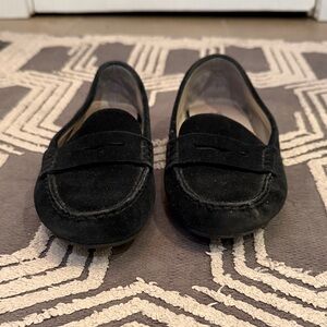 Michael Kors Kids Black Moccasins